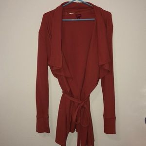 Woman’s long cardigan sweater